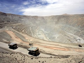 The Codelco Chuquicamata copper mine in Chile. On Monday, Codelco fired SNC from a $350-million contract to build two sulphuric acid plants, citing construction delays and quality issues.