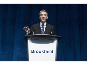 Brookfield Asset Management's Senior Managing Partner and CEO Bruce Flatt attends the company's AGM in Toronto on May 6, 2015.
