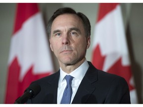 Federal Finance Minister Bill Morneau holds a media availability in Toronto on Thursday February 28, 2019. The Trudeau government will take steps in Tuesday's federal budget to make home-buying more affordable with changes affecting supply, demand and regulation,