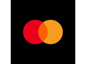 This undated product image provided by Mastercard shows Mastercard's new logo.
