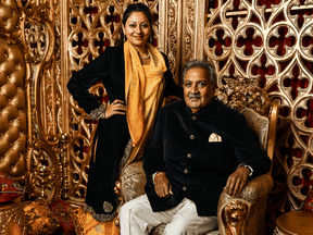 Maharaja Gaj Singh II and his daughter, Princess Shivranjani Rajye, pictured in Toronto at a Royal Ontario Museum gala celebrating a new exhibit featuring the family’s treasures.