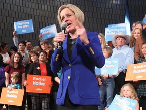 Alberta Premier Rachel Notley has called an election for April 16.