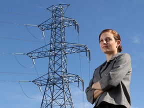 Christina Ryan, National Post CALGARY, Alberta: JUNE 13, 2016 - Vittoria Bellissimo, executive director of Industrial Power Consumers Association of Alberta (IPCAA) stands at the corner of Sarcee Trail and Glenmore in Calgary on June 13, 2016.