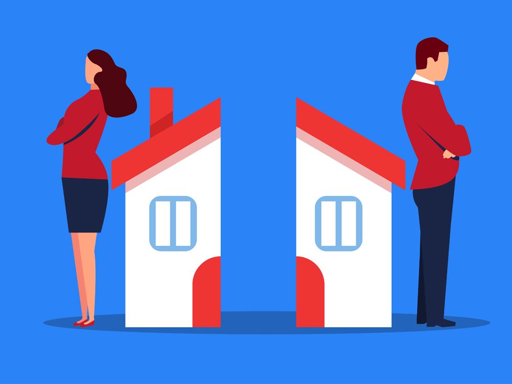 For unmarried couples, splitting the house on separation is no sure