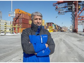 Traffic at Canada's second-largest port rose nine per cent in 2018 to the equivalent of more than 1.6 million 20-foot containers for the fifth straight year of record volumes, prompting concerns the docks will be overloaded by 2022. Port of Montreal vice-president of growth and development, Tony Boemi, poses is seen at the Port of Montreal Friday, March 1, 2019 in Montreal.
