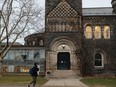 A student walks through the University of Toronto campus. Plagiarism at the university is said to be on the rise.