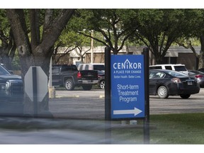 In this April 18, 2019 photo, a sign to the Cenikor Foundation entrance is seen in Deer Park, Texas. The nationally renowned drug rehab program in Texas and Louisiana has sent patients struggling with addiction to work for free for some of the biggest companies in America, likely in violation of federal labor law. Reveal from The Center for Investigative Reporting has found that the Cenikor Foundation has dispatched tens of thousands of patients to work without pay at more than 300 companies over the years in the name of rehabilitation. Experts say Cenikor's business model might be illegal.