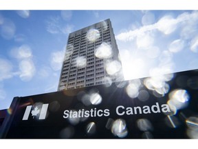 Statistics Canada's offices at Tunny's Pasture in Ottawa are shown on Friday, March 8, 2019. Statistics Canada says the economy contracted in February after strong growth in January.
