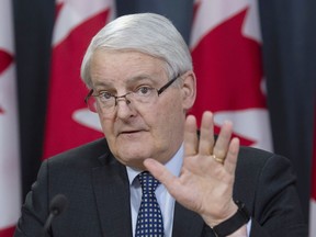 Transport Minister Marc Garneau speaks during a news conference in Ottawa, Wednesday March 13, 2019.