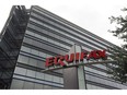The Equifax Inc., offices in Atlanta. Canada's privacy commissioner says Equifax fell short of its privacy obligations to Canadians during and after a global data breach last year.