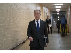 House Ways and Means Committee Chairman Richard Neal, D-Mass., arrives for a Democratic Caucus meeting at the Capitol in Washington, on April 2, 2019. Rep. Neal, whose committee has jurisdiction over all tax issues, has formally requested President Donald Trump's tax returns from the Internal Revenue Service for the past 6 years.
