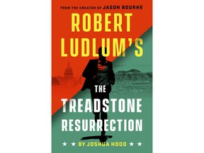 This cover image released by Putnam shows "Robert Ludlum's The Treadstone Resurrection," by Joshua Hood, coming out Sept. 17. Putnam announced Wednesday, April 17, 2019, that it had a four-book deal with the late author's estate for two thrillers each in the Bourne and Treadstone series. (Putnam via AP)