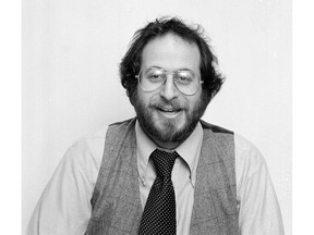 FILE - In this Jan. 25, 1978, file photo, Associated Press staffer Jonathan Wolman, of the Washington Bureau, poses for a photo. Wolman, who over more than 45 years in journalism served as editor and publisher of The Detroit News and previously worked as a reporter, Washington bureau chief and executive editor at The AP, died Monday, April 15, 2019, in Detroit. He was 68.  (AP Photo/File)