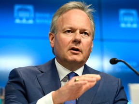Bank of Canada Governor Stephen Poloz said Monday policy makers will need to keep interest rates stimulative for now.
