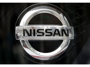 Nissan logo is seen at the automaker's showroom in Tokyo, Monday, April 8, 2019. Nissan Chief Executive Hiroto Saikawa has apologized to shareholders for the unfolding scandal at the Japanese automaker and asked for their approval to oust from the board former Chairman Carlos Ghosn, who has been arrested on financial misconduct charges.