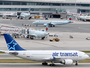 Air Canada says it’s in exclusive talks to buy vacation airline Transat.