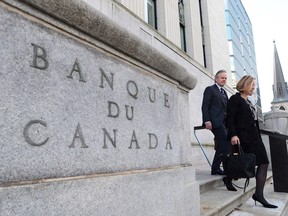 Bank of Canada Governor Stephen Poloz and Carolyn Wilkins, Senior Deputy Governor.