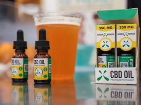 CBD oil at a restaurant in Florida.