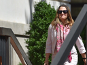 Canadian Foreign Minister Chrystia Freeland arrives at the office of the U.S. trade Representative in Washington D.C. on Wednesday. 