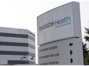 Bausch Health Companies Inc. raised its guidance as it reported a first-quarter loss of US$52 million. The headquarters of Bausch Health Solutions, formerly known as Valeant Inc., is seen in Laval, Que., Wednesday, February 20, 2019.