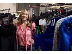 Kristy Wieber poses for a photo in Toronto on Tuesday July 10, 2012. ; The combination of a new wave of minimalism sparked by tidying expert Marie Kondo and a growing sharing economy has spawned a fresh spin on fashion retail.