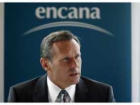 The CEO of Encana Corp. Doug Suttles says Western Canada's Montney oil and gas region would be two to four times more productive if it was in the United States with its more efficient regulatory systems.