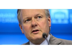 The Bank of Canada is expected to make an interest rate decision Wednesday. Stephen Poloz, Governor of the Bank of Canada answers a question during a press conference at the Bank Of Canada in Ottawa on Thursday, May 16, 2019.