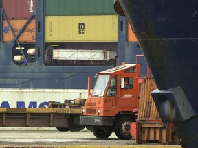 The Halterm terminal in Halifax is the largest container terminal in Eastern Canada.