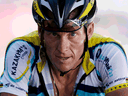 Lance Armstrong during the 2009 Tour de France.