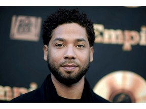 FILE - In this May 20, 2016 file photo, actor and singer Jussie Smollett attends the "Empire" FYC Event in Los Angeles. The Fox network says "Empire" will be back next year for one last season. Whether Smollett is part of it remains to be seen, Fox executives said in announcing the 2019-20 season. There is an option to have Smollett in the final sixth year but there is no plan to include him at this point, Fox Entertainment CEO Charlie Collier told a teleconference Monday, May 13, 2019.