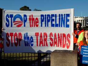 An oilsands protest in Washington, D.C. in 2011.