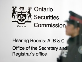 Details of the proposed settlement will not be made public unless a panel of OSC commissioners approves the settlement at a hearing scheduled to take place Monday morning in Toronto.