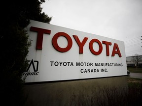 Toyota's factory in Cambridge, Ont.