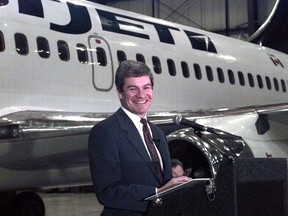 WestJet founder Clive Beddoe in 1996.