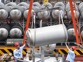 A LNG factory in Xian, China.