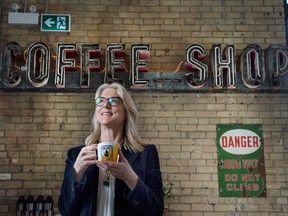 Balzac's Coffee founder Diana Olsen in one of her 15 locations.