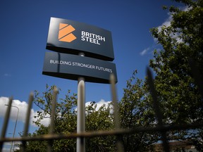 British Steel's plant in Scunthorpe, U.K. British Steel last month asked for about US$38 million from the government and warned it will fall into administration without the support.