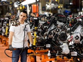 Motor vehicle production fell 8.9 per cent, mostly due to "temporary plant shutdowns and fewer units assembled," according to Statistics Canada.