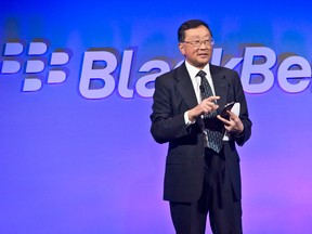 BlackBerry CEO John Chen.