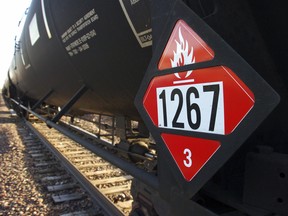 Alberta says its easing oil production limits due to growth of crude-by-rail capacity.