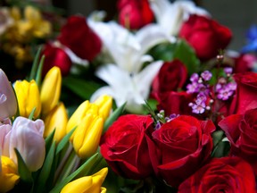 Valentine's Day bouquets awaiting shipment at a ProFlowers depot in 2012.