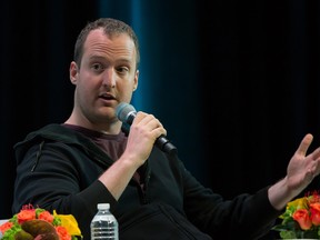 Ted Livingston, founder and chief executive officer of Kik Interactive Inc., speaks during the Token Summit in New York, U.S., on Thursday, May 16, 2019.