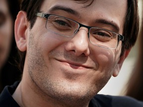 Former drug company executive Martin Shkreli exits U.S. District Court after being convicted of securities fraud in the Brooklyn borough of New York City.