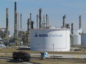 The Nova Chemicals Corunna site in St. Clair Township in Ontario.