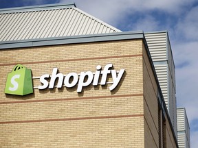 Shopify Inc.’s office in Waterloo, Ontario. The company launched a warehouse and shipping service Wednesday for merchants on its e-commerce platform.