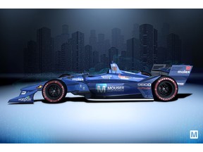 The Mouser Electronics-sponsored No. 18 Dale Coyne Racing with Vasser-Sullivan car will sport a Mouser Blue livery for the second year in a row at Honda Indy Toronto on July 14.