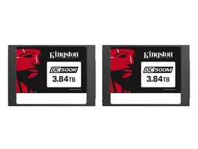 Kingston's recently released enterprise-class DC500R and DC500M SATA SSDs