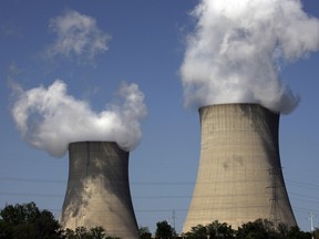 The Exelon Byron Nuclear Generating in Byron, Illinois. Nuclear power plants produce about 20 per cent of total electrical output in the U.S.