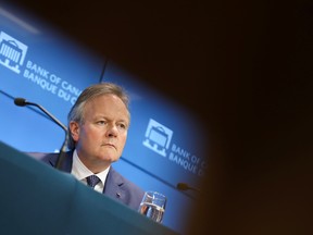 Bank of Canada Governor Stephen Poloz at a news conference in Ottawa.