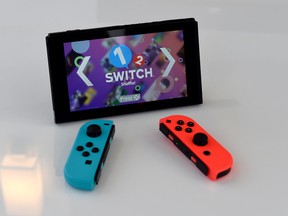The original Nintendo Switch on display in 2017.